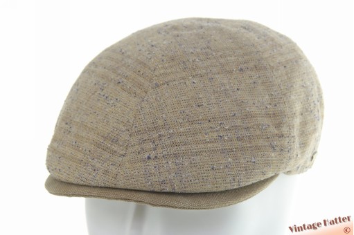 Flatcap Hatland Treco beige linen mix 61 (XL) [new]
